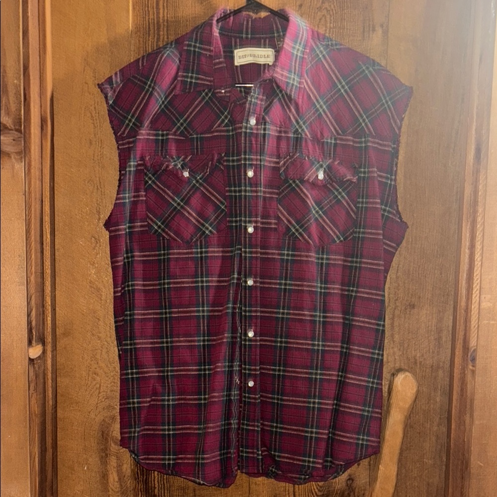 Wrangler Purple Casual Button Down Shirt